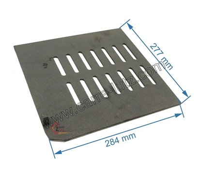 F612228B Grille gauche de poêle Invicta 