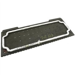 Taque arrière de poêle compatible avec Invicta Kazan - F612234B