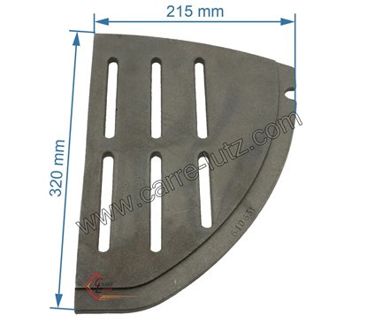 702105  F610631B - Grille droite de poêle Invicta Pharos  31,40 €