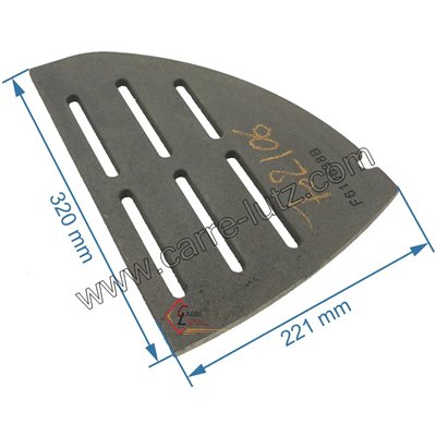 702106  F610638B - Grille gauche de poêle Invicta Pharos  31,40 €