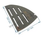 702106  F610638B - Grille gauche de poêle Invicta Pharos  31,40 €