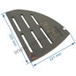 Grille gauche de poêle compatible avec Invicta Pharos - F610638B