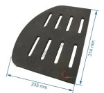 702119  F610704B - Grille droite de poêle Invicta Gomont Balham 47,00 €