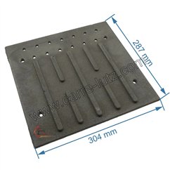 702121  F610761B - Taque décorée PC de poêle Invicta Gomont Balham 56,40 €