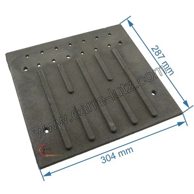 702121  F610761B - Taque décorée PC de poêle Invicta Gomont Balham 56,40 €