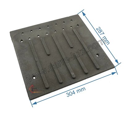 702121  F610761B - Taque décorée PC de poêle Invicta Gomont Balham 56,40 €