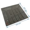 702121  Taque décorée PC de poêle compatible avec Invicta Gomont Balham - F610761B 56,40 €