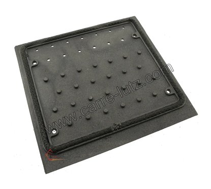 Taque décorée PC de poêle compatible avec Invicta Gomont Balham - F610761B