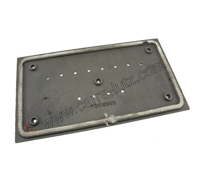 Taque décorée PC de poêle compatible avec Invicta Altea Volga - F610999B