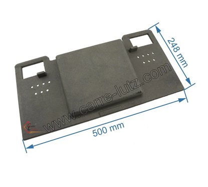 702127  F610163B - Taque décorée de poêle Invicta Le ch'ti poêle 75,20 €