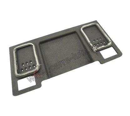 F610163B - Taque décorée de poêle Invicta Le ch'ti poêle