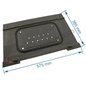 Taque décorée PC de poêle compatible avec Invicta Sedan L - F610173B-C