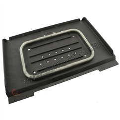 Taque décorée PC de poêle compatible avec Invicta Sedan L - F610173B-C