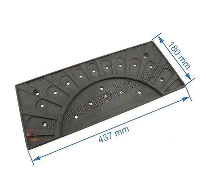 702134  F610559B - Taque décorée de poêle Invicta Bradford 57,90 €