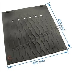 702142  F680201B - Taque decorée PC de foyer 800 GV Invicta  191,00 €