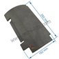Paroie pleine de facade de poêle compatible avec Invicta Sorel - F610329B