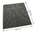 702157  F680147B - Taque décorée de foyer 800 Invicta  159,00 €