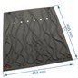 Taque décorée de foyer compatible avec Invicta Foyer 800 - F680147B Taque décorée de foyer compatible avec Invicta Foyer 800 - F680147B