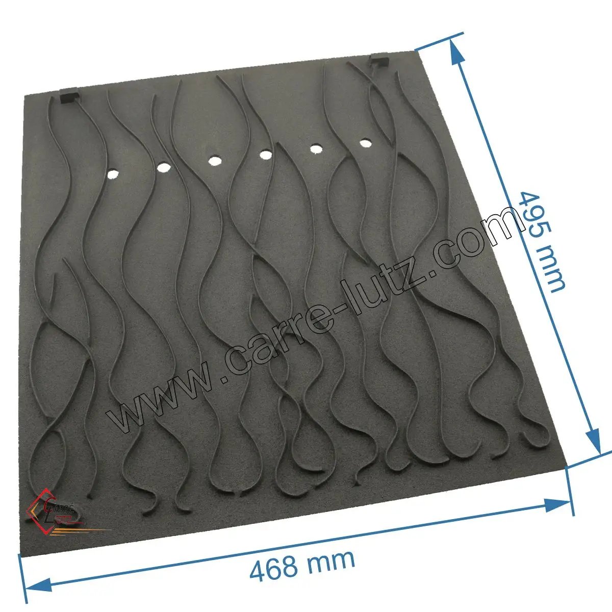 702157  F680147B - Taque décorée de foyer 800 Invicta  159,00 €