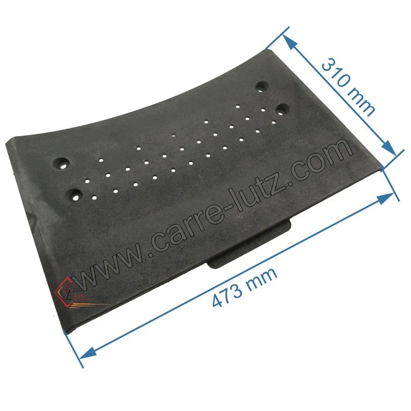 Taque decorée de foyer compatible avec Invicta Kaori - F612321B