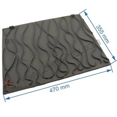 702183  F670297B - Taque décorée de foyer Invicta  120,80 €