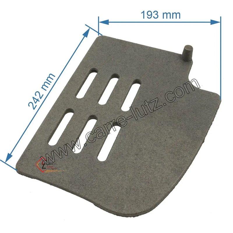 Grille foyère gauche de foyer compatible avec Invicta - F612476B