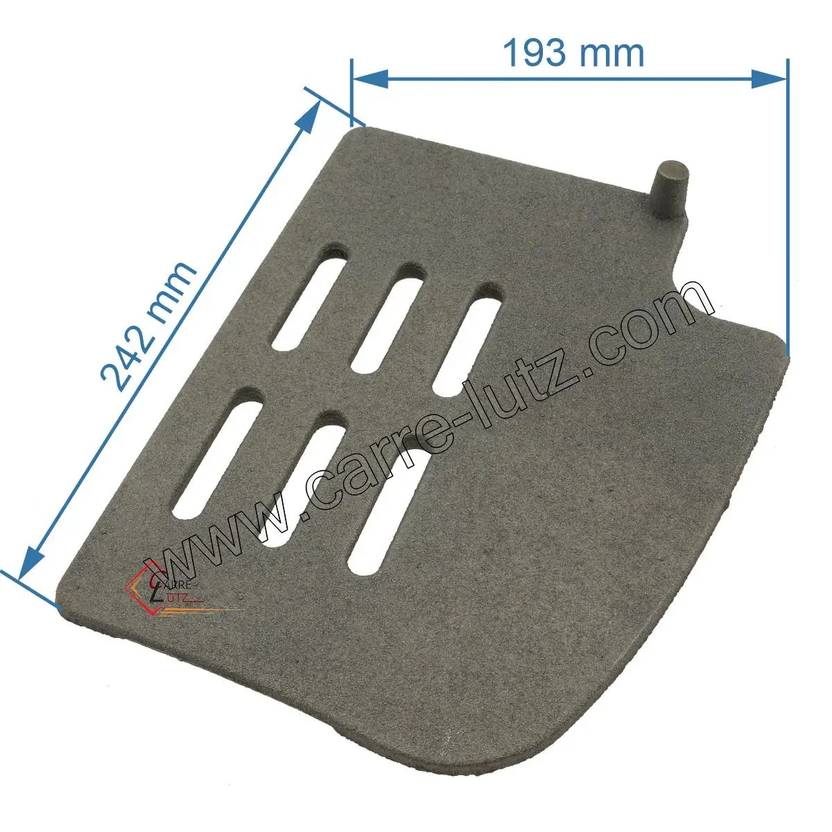 702184  F612476B - Grille foyère gauche de foyer Invicta 24,20 €