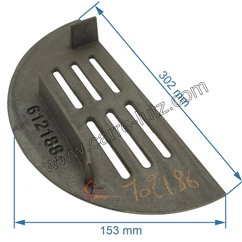 702186  Grille foyère droite de foyer compatible avec Invicta - F612188B 38,60 €