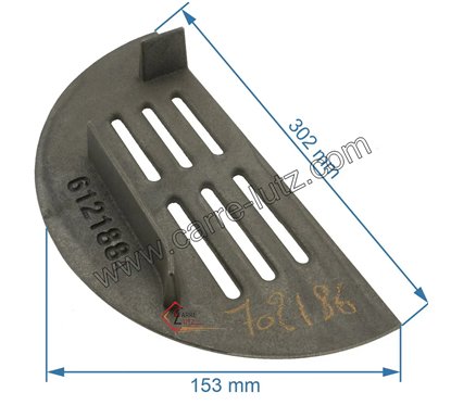 702186 Grille foyère droite de foyer compatible avec Invicta - F612188B 38,60 €