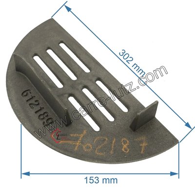 702187  F612189B - Grille foyère gauche de foyer Invicta 38,60 €