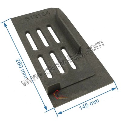 702188  Grille foyère droite de foyer compatible avec Invicta - F612164B 33,90 €
