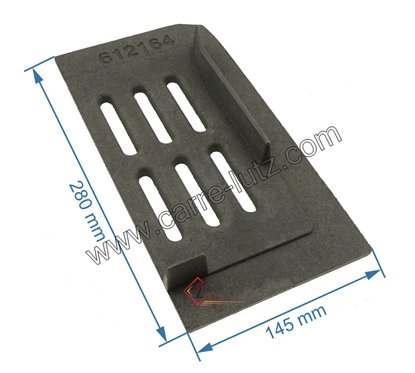 702188 Grille foyère droite de foyer compatible avec Invicta - F612164B 33,90 €