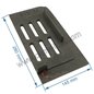 Grille foyère droite de foyer compatible avec Invicta - F612164B