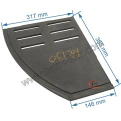 702190  Grille foyère droite F612179B-A de foyer Invicta 75,40 €