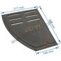 Grille foyère droite de foyer compatible avec Invicta - F612179B-A