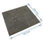 Taque décorée de foyer compatible avec Invicta - F612458B