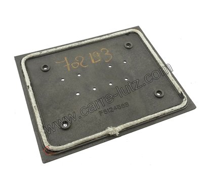 F612458B Taque décorée de foyer Invicta 