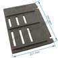 Grille droite de foyer compatible avec Invicta Seville 2 - F612460B