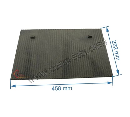 F660124B - Taque décorée de foyer Insert 600 Invicta 