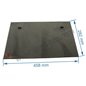Taque décorée de foyer compatible avec Invicta Insert 600 - F660124B