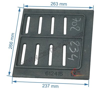 702234  Grille foyère de foyer droite ou gauche compatible avec Deville - F612415B 77,30 €