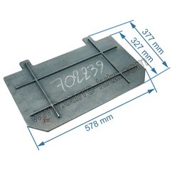 702239  Deflecteur de foyer 800 F680205B-A Invicta 96,30 €
