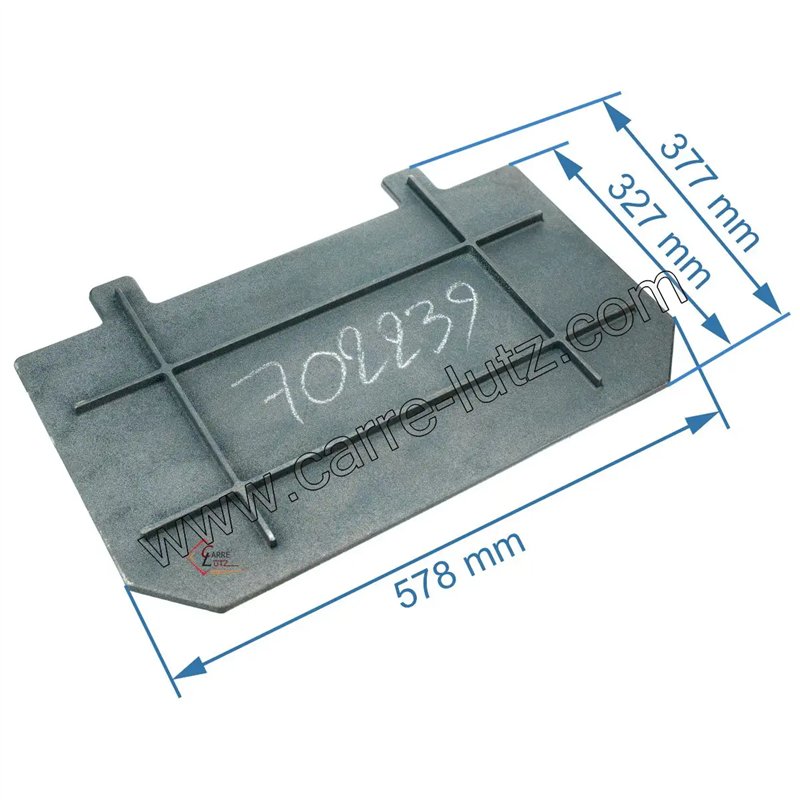 Déflecteur de foyer compatible avec Invicta Foyer 800 - F680205B-A Déflecteur de foyer compatible avec Invicta Foyer 800 - F680205B-A