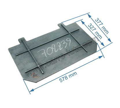 702239  Déflecteur de foyer compatible avec Invicta Foyer 800 - F680205B-A 96,30 €