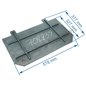 Déflecteur de foyer compatible avec Invicta Foyer 800 - F680205B-A Déflecteur de foyer compatible avec Invicta Foyer 800 - F680205B-A