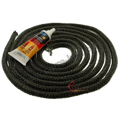 70510040  Joint fibre de verre tressée diamètre 4 mm 3,20 mt avec colle 11,10 €