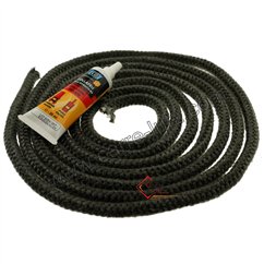 70510046  Joint fibre de verre tressée diamètre 15 mm environ 3,2 mt avec colle 17,00 €