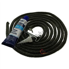 70510050  Joint fibre de verre tressée diamètre 8 mm 3,20 mt avec Silicone haute température 11,40 €