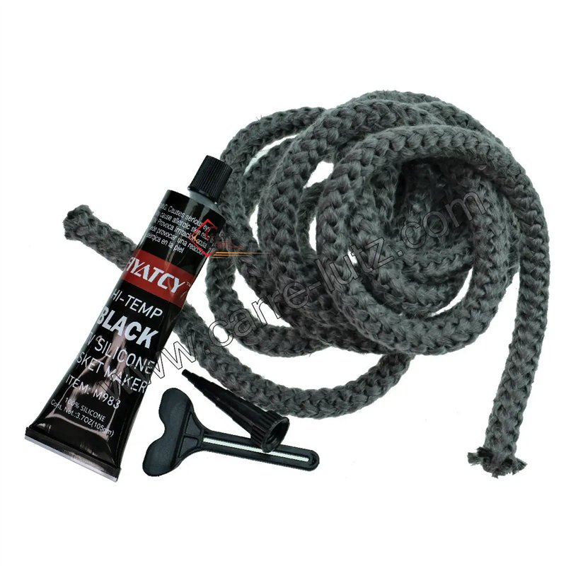 70510051  Joint fibre de verre tressée diamètre 10 mm 3,20 mt avec Silicone haute température 13,90 €