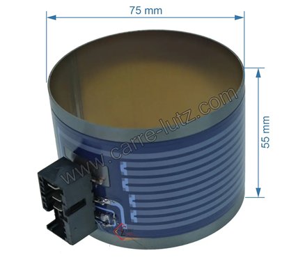 202161  Elément chauffant pour pompe de cyclage de lave vaisselle Bosch 75x55 mm 32,00 €